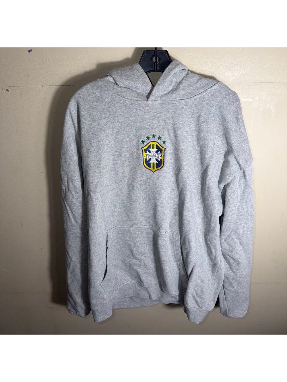 Joga Bonito Grey Hoodie Mens LG Vtg y2k 90s Rare